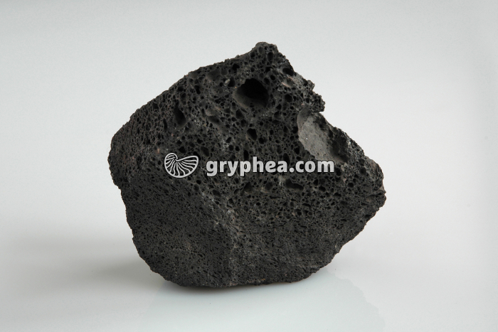 Structure bulleuse dans une scorie basaltique - gryphea.com